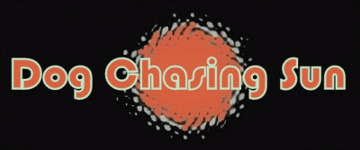 logo Dog Chasing Sun